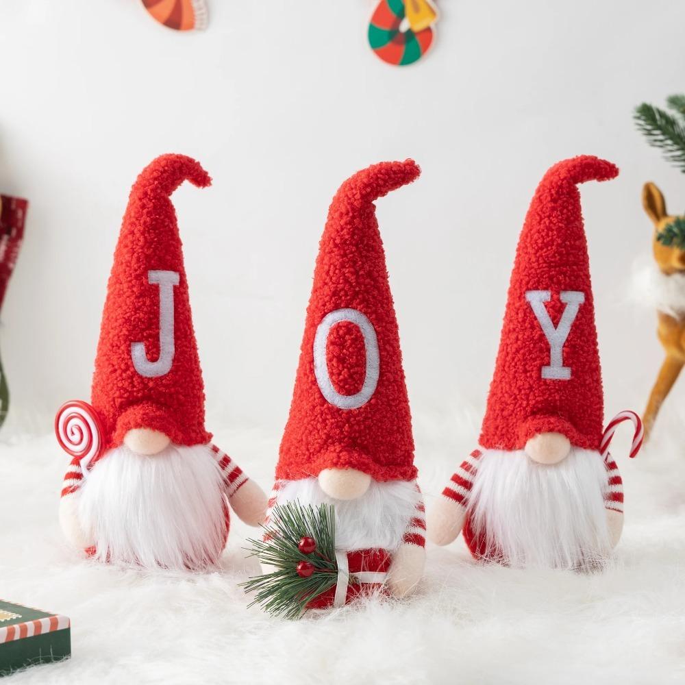 3 Pcs Cute Christmas Rudolf Doll Cartoon Merry Christmas Decoration  Party Favors