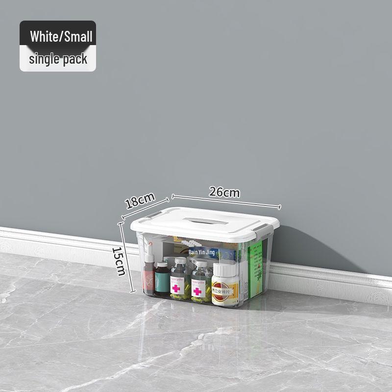 Large Transparent Storage Bin for Toys, Clothes, and Snacks