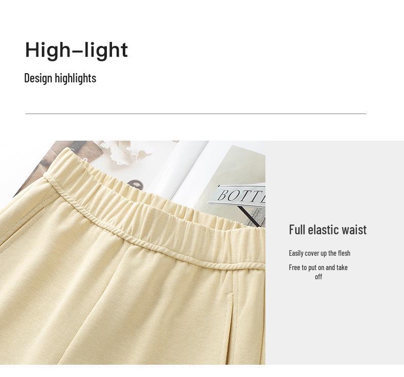 Trendy Women's High-Waisted Wide-Leg Pants for Spring and Autumn 2025 - Slimming Casual Straight-Leg Style