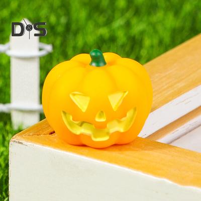 2Pcs Hinge Head Decorative Topper Halloween Pumpkin Bat Ghost Duck Elephant Pig Resin Figurine Statue Magnetic Hinge Head Home Decoration