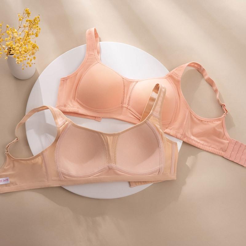 Large Size Bra for Women Adjustable Type Without Steel Ring Bra for Women Gathering Thin Style Sports Strapless Bra and Accessory Bra