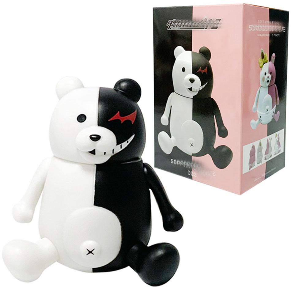

11Cm Winter Action Figurine - Black & White Bear Anime Pvc Collectible Plaything Christmas Present For Boys Girls & Kids