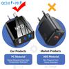 GaN 33W USB Fast Charger: QC 3.0 & PD, US/EU/UK Plug, Ideal for Mobile Phones