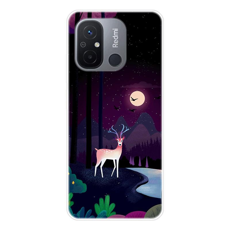 For Xiaomi Redmi 12C 12 C Redmi12C Case Soft Silicone Back Cover Cartoon Phone Case Diversification