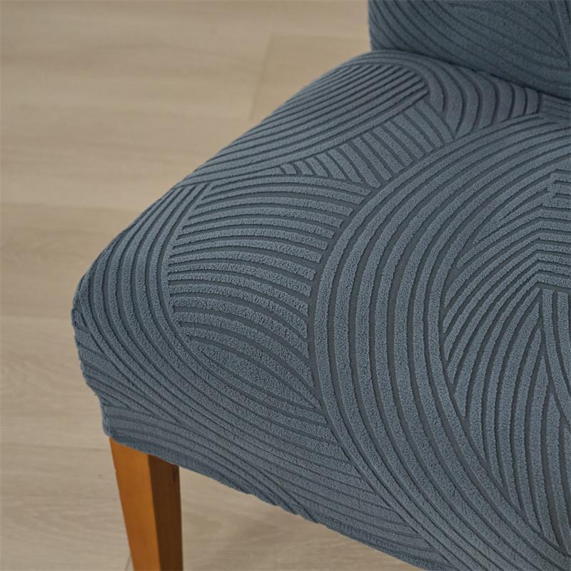 1/6 Stück Jacquard Esszimmerstuhlbezüge Hohe Rückenlehne All-inclusive Stuhlhusse Ganzjahres-Universalsitzbezug für Hochzeit Zuhause