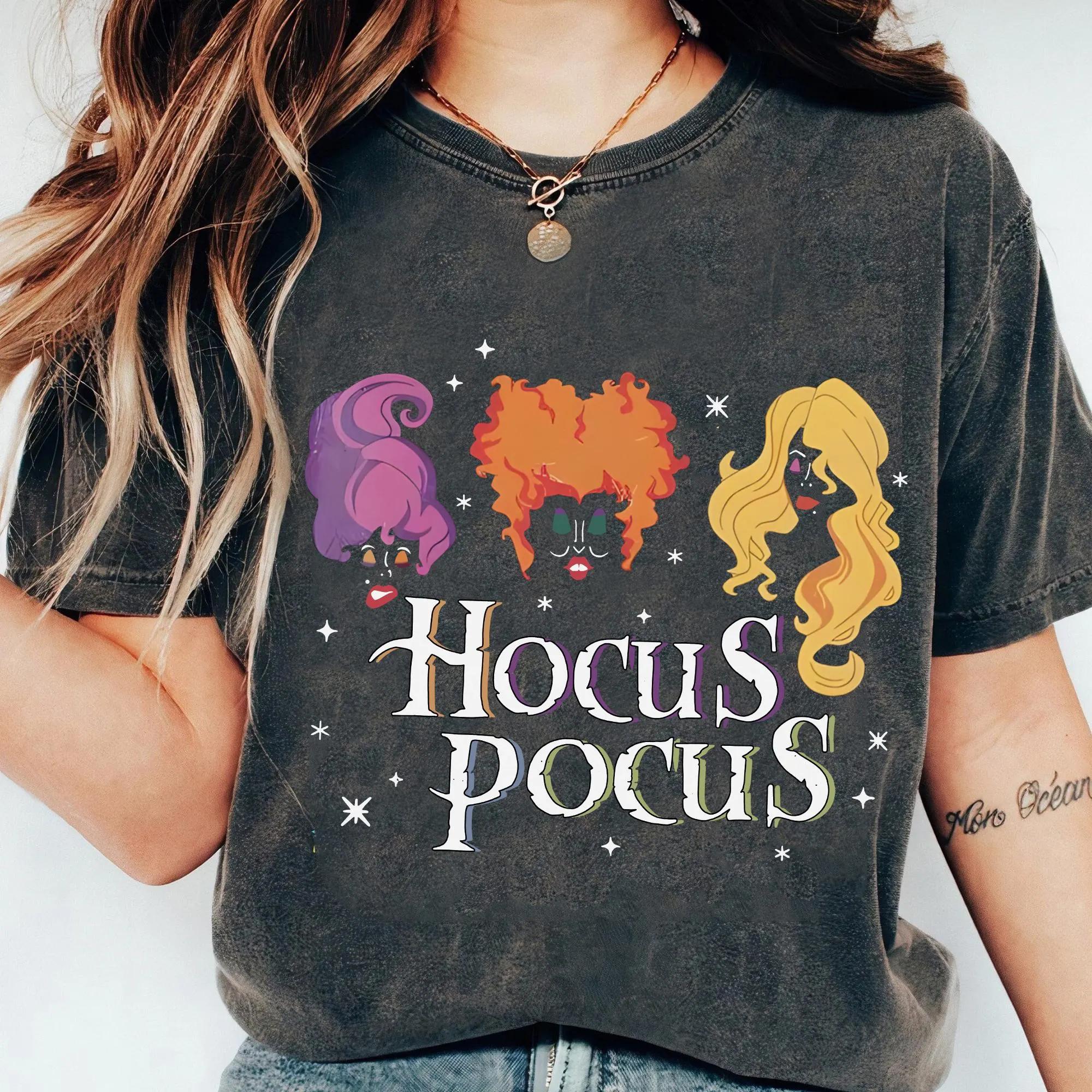 Disney Sanderson Sisters Just A Bunch Of Hocus Pocus Shirt Disney Witch Scary Movie Tee S