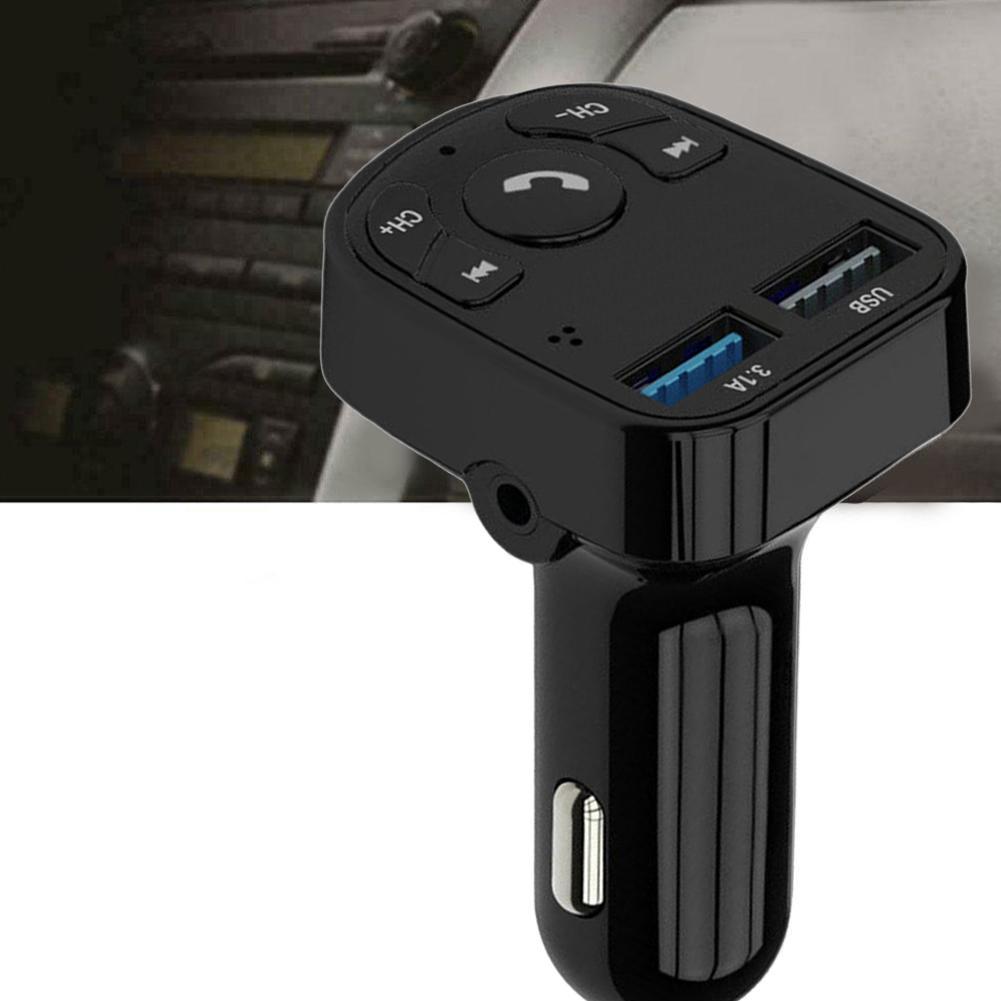 USB Bluetooth FM Transmitter Univesal Wireless Car MP3 Player Handsfree Car Charger AUX Port Jack Connector Bluetooth Adapter