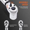 VEVOR Torque Wrench, 3/8-inch Drive Click Torque Wrench 10-80ft.lb/14-110n.m, Dual-Direction Adjustable Torque Wrench Set