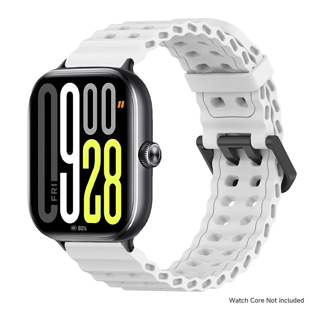 For Redmi Watch 6 5 4 Strap Silicone Wristband For Xiaomi Mi Band 8/9 Pro Band Correa Sport Bracelet Replacement Accessorie
