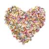 100Pcs 2Cm Multicolor Daisy Flower Head Mini Silk Artificial Flower For Weddin