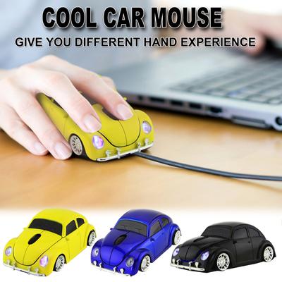 Mouse per auto wireless creativo Beetle, modello di auto personalizzato, regalo, mouse per auto sportiva