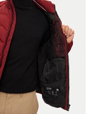 Mid-season Jacket Tom Tailor Hybrid Jacket with Stand-up Collar (1041308) Burgundy Dark Red