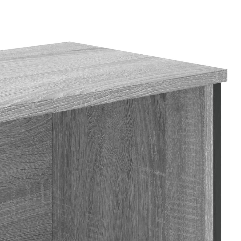 Bookshelf Grey Sonoma 80x31x169 Cm Engineered Wood