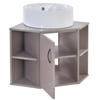Washbasin Cabinet Strong Load Bearing Large Capacity Smooth Surface Waterproof Easy To Clean Space-saving MDF Bathroom Lavatory