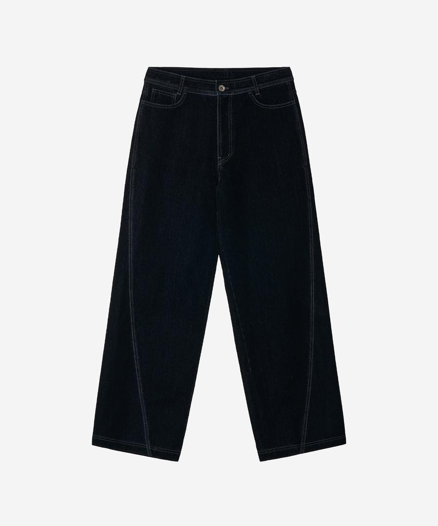 BLR Velvet Denim Side Line Pants