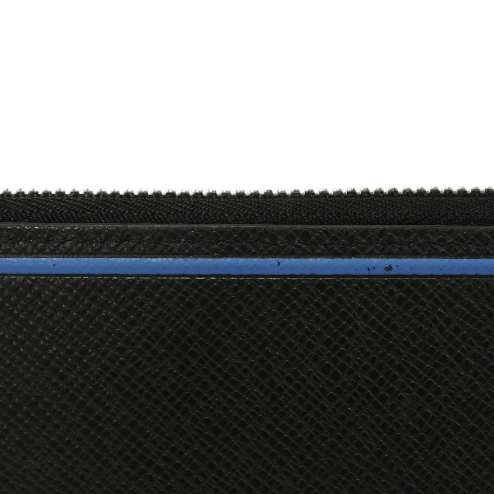 Used 12564 Zippy Wallet Vertical M30070 7940 New Zip Around Black Blue Taiga Noir Men's from Japan AUTHENTIC