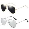Classic Pilot Sunglasses Men Luxury Metal Black Aviation Sun Glasses Male Fashion Driving Vacation Shades Uv400