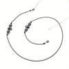 Glasses Chain New Black Hollow Bat Pendant Glasses Chain Anti-slip and Fashionable Anti-loss Jewelry Glasses Chains