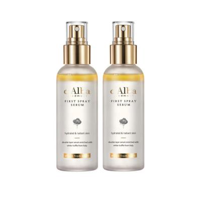 [1+1] d’Alba White Truffle First Spray Serum 100 ml × 2 – Glow Boostende Fugtgivende Mist Serum Duo Sæt