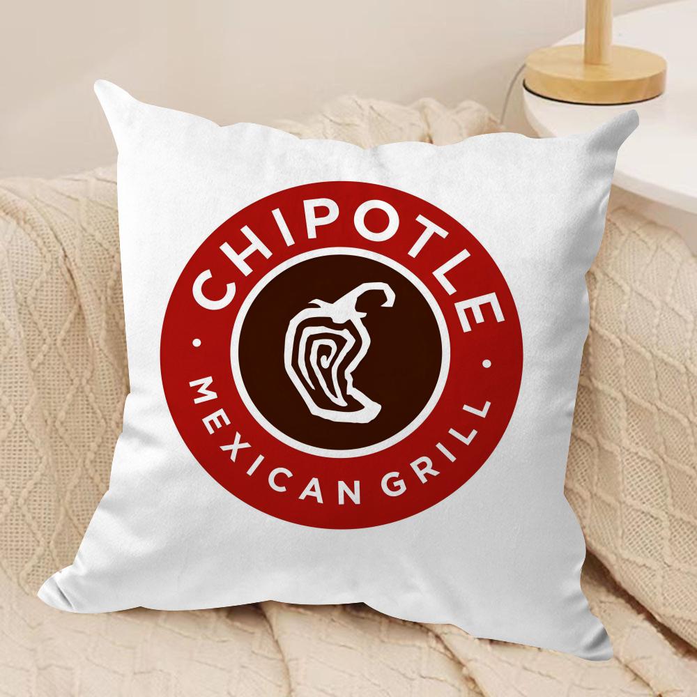 

Food CChipotleS Cushion Cover Soft Plush Fabric DoubleSided Printed Sofa Cushion Cover for All Seasons Home Decor Gift 30x30cm 12x12in