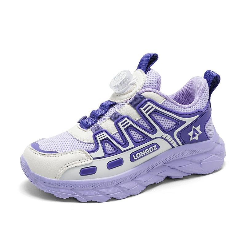 

Children s shoes boys and girls 2025 spring and autumn new mesh breathable student soft-soled sports shoes medium and older children s running shoes 39