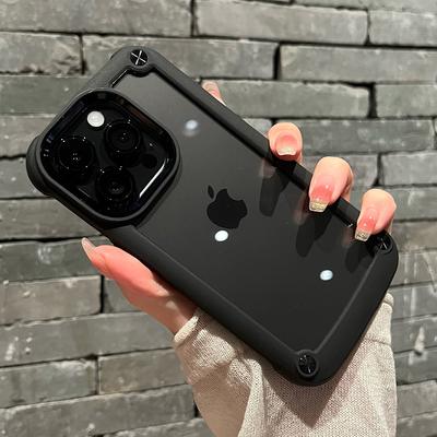 Shockproof Armor Bumper Case pro iPhone 15 14 13 12 11 Pro Max XS XR X 7 8 Plus SE2 Soft TPU Frame Hybrid Clear Heavy Duty Cover