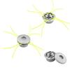 Universal Aluminum 1PCS Grass Trimmer Head with 4 Lines Brush Cutter Head Thread Nylon Grass Cutting Line Head for Lawn Mower