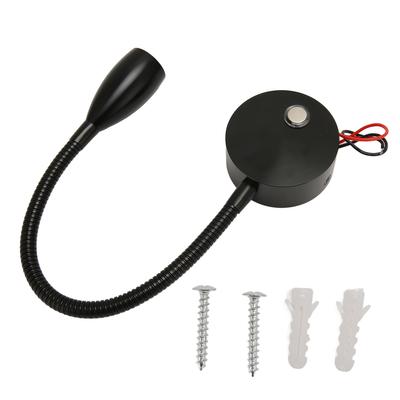 USB Portlu LED Karavan Kaz Boynu Yatak Lambası Tip C Port Dokunmatik Kontrol DC12?24V Yumuşak Işık RV Yatak Başucu