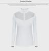Women's Golf Outfit: Spring & Autumn Long-Sleeve T-Shirt with Short Lace Skirt, Korean Style, Slim Fit Sportswear