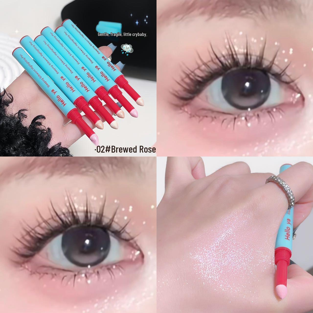 

Шелкопряд Дуо Стик: Многофункциональный хайлайтер и карандаш для век – Водостойкий и не размазывающийся.