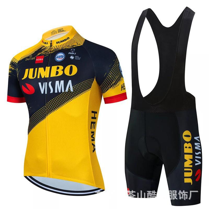Outdoor Road Bike Bicycle Clothes Set Race Riding New Cycling Short Sleeve S