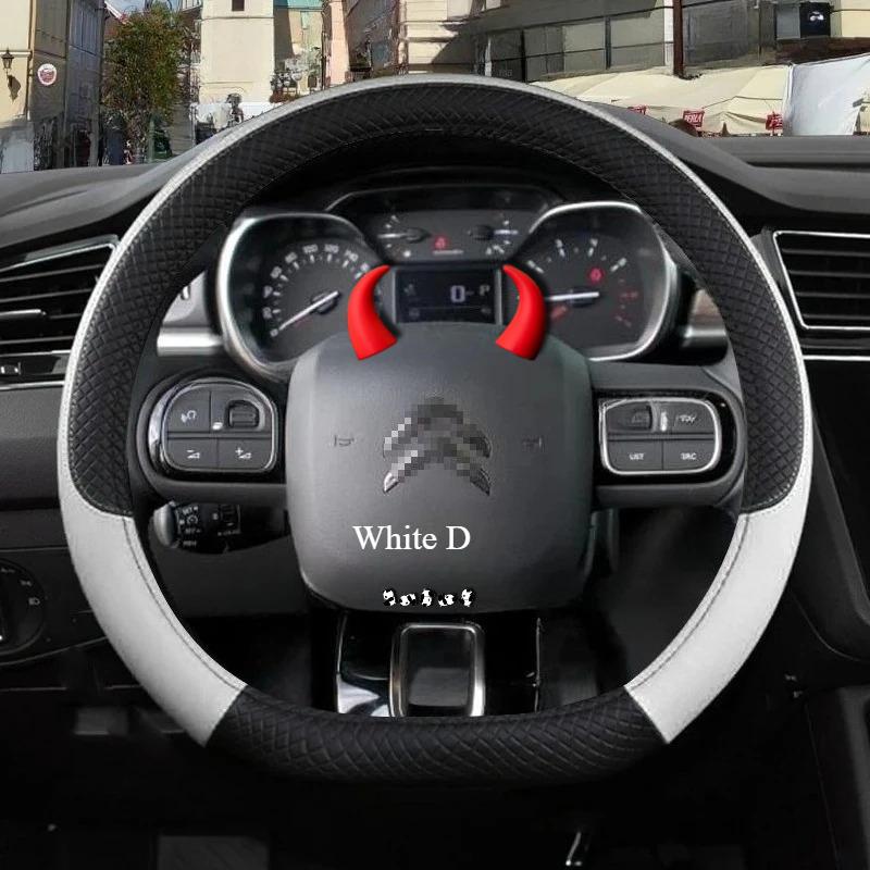 

Accessories Car Steering Wheel Cover For Citroen C3/C3 Picasso Aircross Lumiere Pluriel DS3 DS5 9Colors Non-slip Auto