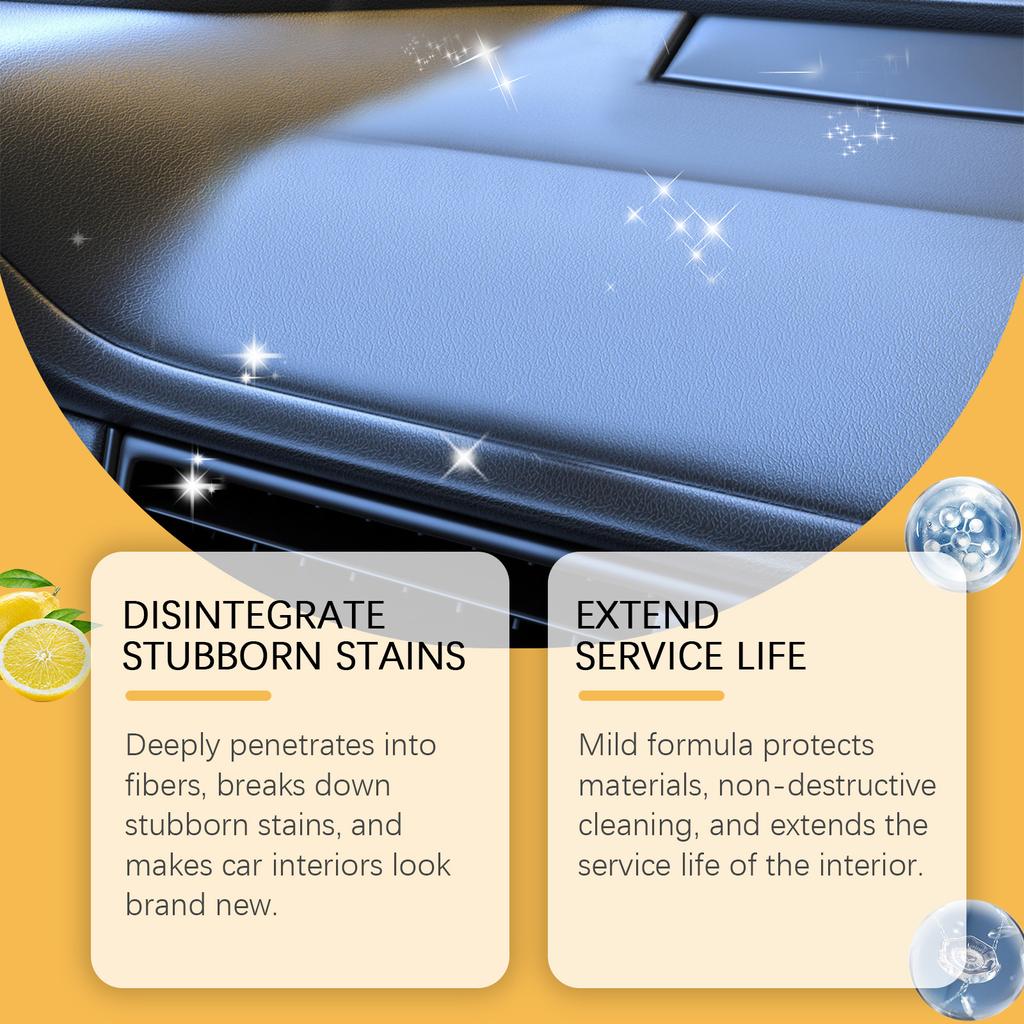 Multi-Purpose Foam Cleaner Spray Leather Cleaning Auto Home Surfaces Foam Cleaners Car Interior Surfaces Renovate Accessories
