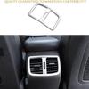 For Hyundai Tucson 2016-2018 Matte Silver Rear Air Outlet Vent Frame Trim 1PCS