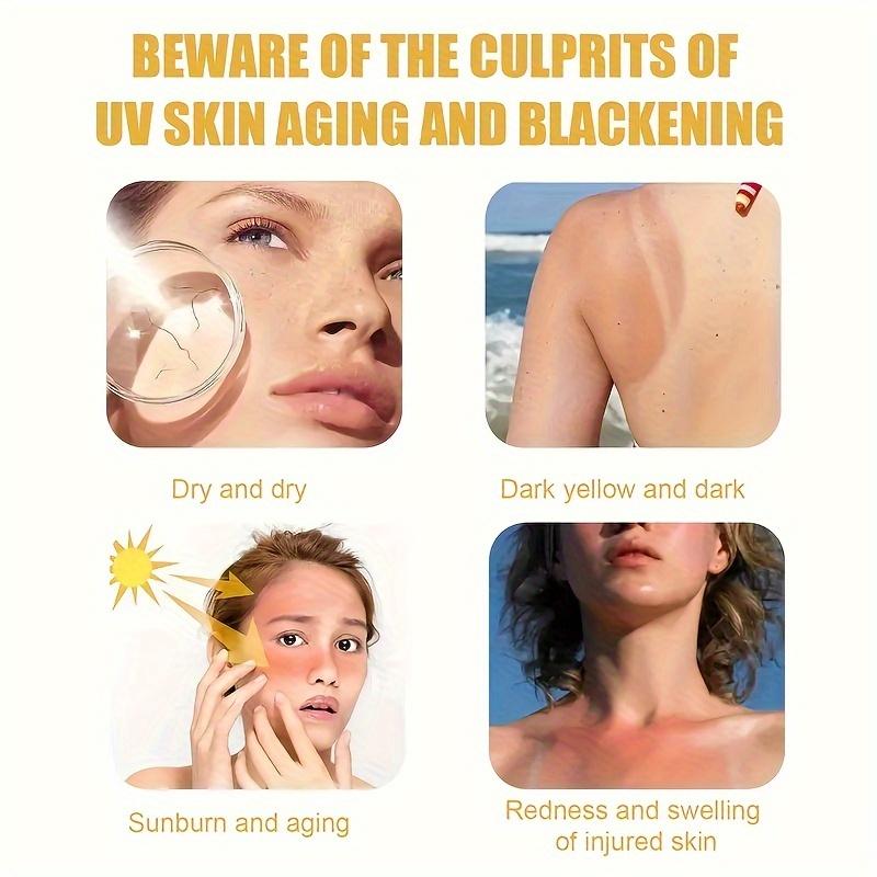 SPF 60 Sunscreen Long-lasting Sun Protection Travel and Outdoor Summer Sun Protection Dry Touch and Isolation From Ultraviolet Rays