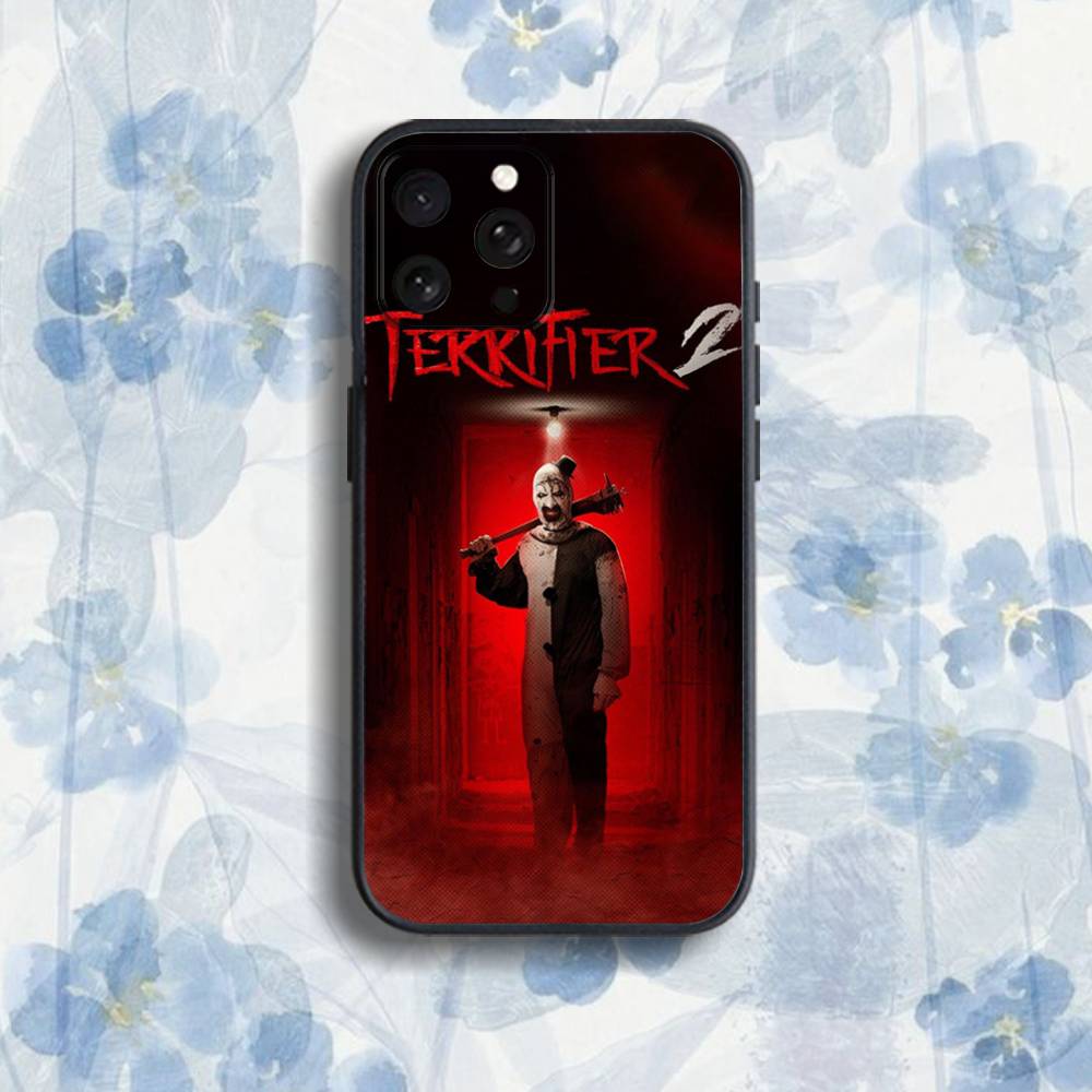 TerrifierS A-Art the C-Clown Phone Case For iPhone 17,16,15,14,13,12,Pro,Max,Plus,E,SE4,Air,Mini Black Soft Box