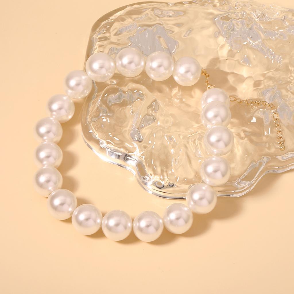 Popular pearl niche design sense elegant temperament light luxury versatile trend pearl necklace collarbone chain