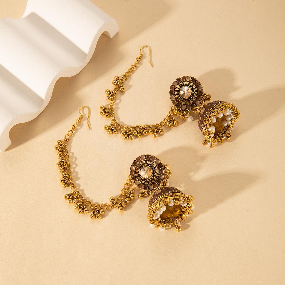 

Серьги с кисточками из бисера для женщин, полые, в ретро-стиле, с подчеркнутой индивидуальностью, украшения в богемном стиле в подарок