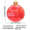 Eco-Friendly PVC Cartoon Inflatable Christmas Ball for Indoor Courtyard Decor