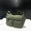 Unisex vodoodpudivá nylonová crossbody taška s více kapsami