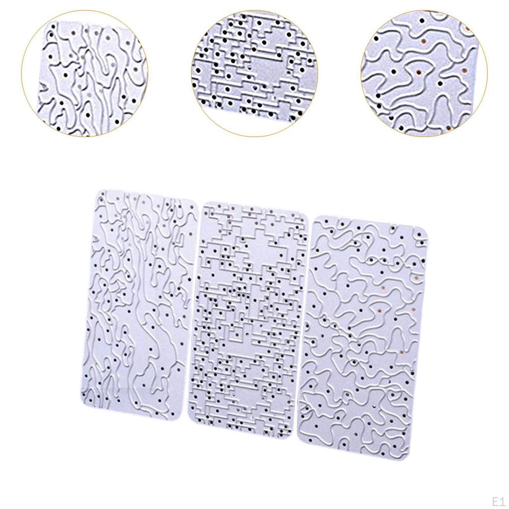 3 Pieces Paint Stencils Templates Precision Multipurpose Hobby Model Tool for Vehicle Stamping