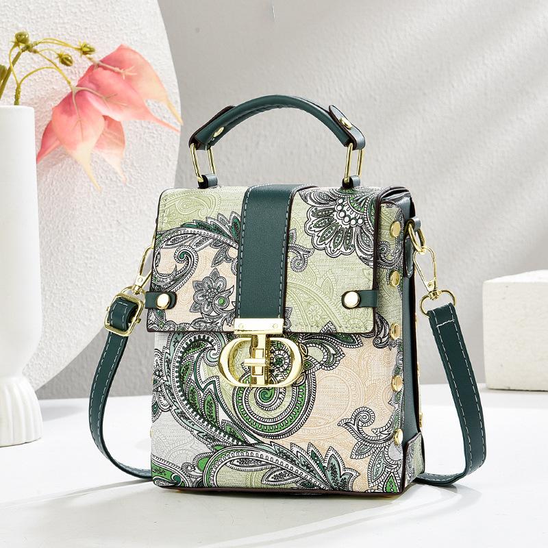 Bag Women's 2025 New Trendy Flower Ins Super Fire Shoulder Messenger Bag Versatile Mini Small Bag Mobile Phone Bag Women's Bag