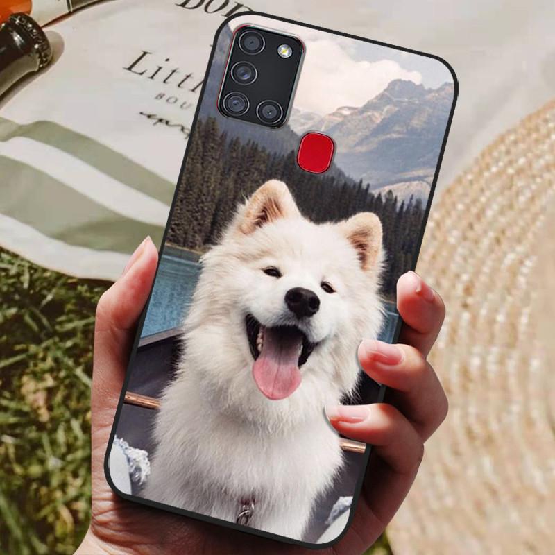 For Samsung A21S Case Phone Cover Silicone Soft TPU Back Cover for Samsung Galaxy A21S Case A 21S A21 S A217F Fundas Bumper