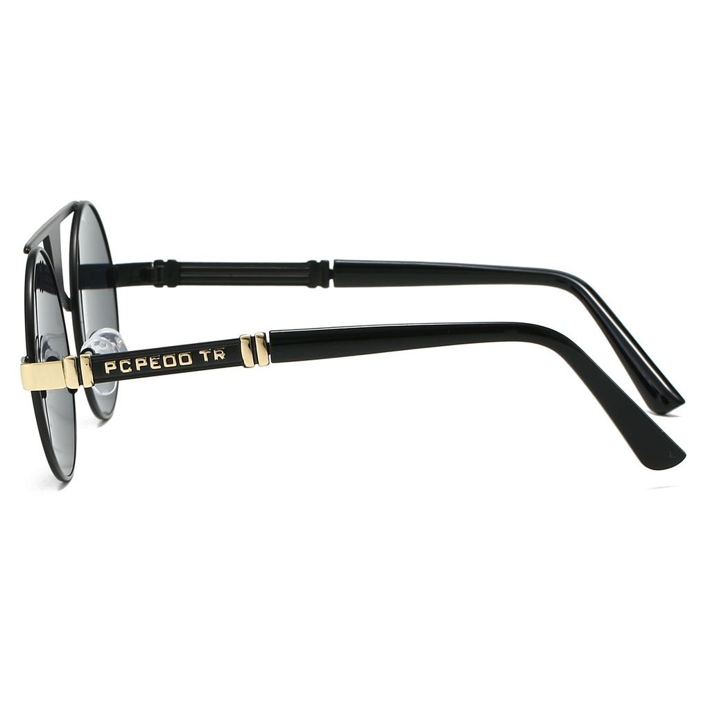 New Fashion Small Round Sunglasses Women Retro Men Metal Unisex Sun Glasses Trendy Classic Style Punk Gradient Shade Uv400