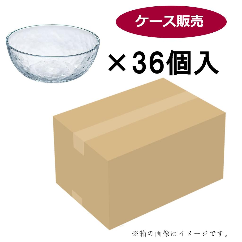 Toyo Sasaki Glass Plate Gracieux Ball 17 Set of 36 Made in Japan Dishwasher Safe Deep Plate Medium Bowl Glass Plate Round Plate Utensil Plate