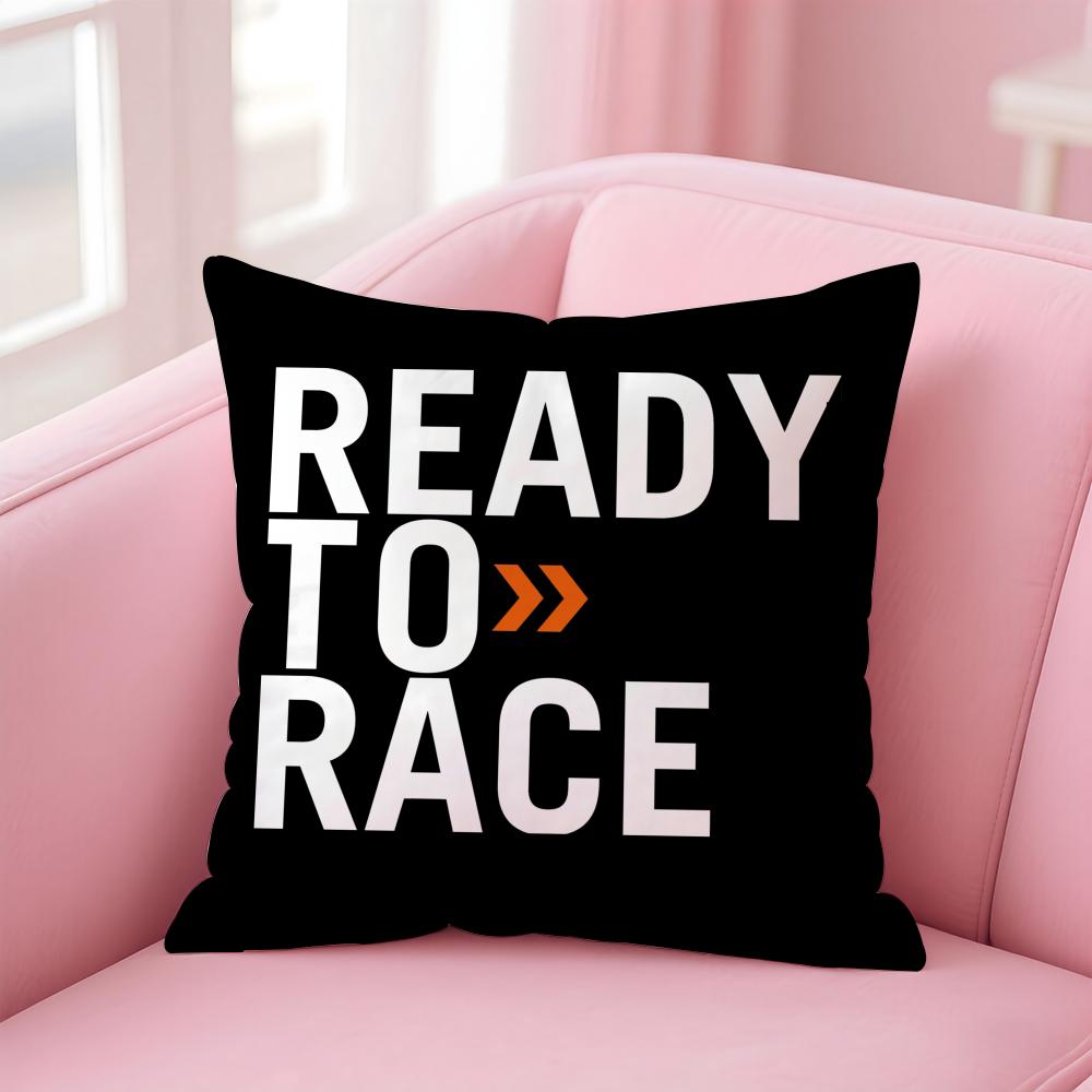 

k-KTM RTR Logo Cushion Cover Comfortable Reversible Pillow Cover Ideal for Car Sofa Bedroom & Beyond 30cmx30cm