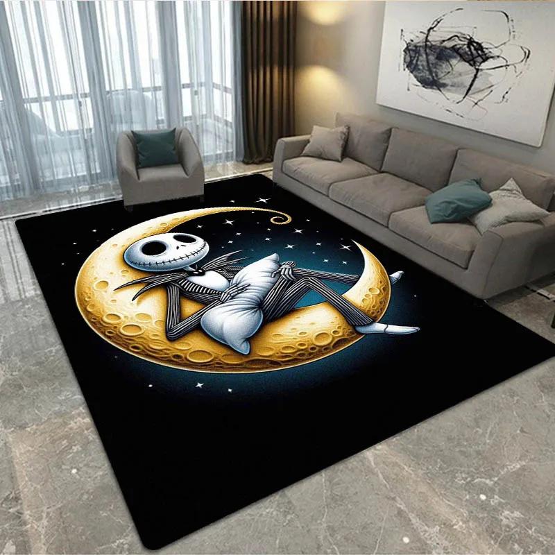 Halloween The Nightmare Before Christmas Teppich Wohnzimmer Schlafzimmer Teppich Rutschfester Teppich Zuhause Schlafzimmer Dekoration Geburtstagsgeschenk