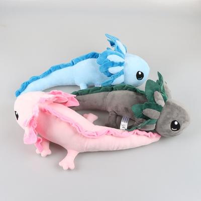 45cm Barevná plyšová hračka axolotl Kawaii mlok vycpané panenky zvířecí polštář děti Vánoční dárek k narozeninám