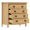 Sideboard Hill 79 x 40 x 80 cm Solid Pine Wood