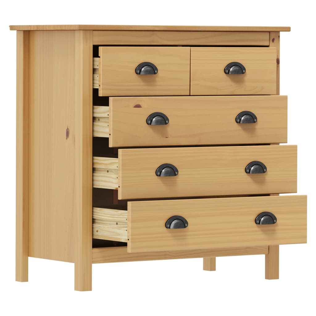 Sideboard Hill 79 x 40 x 80 cm Solid Pine Wood